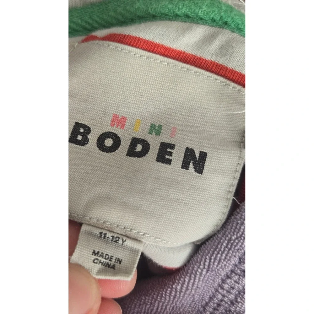 Mini Boden note shows